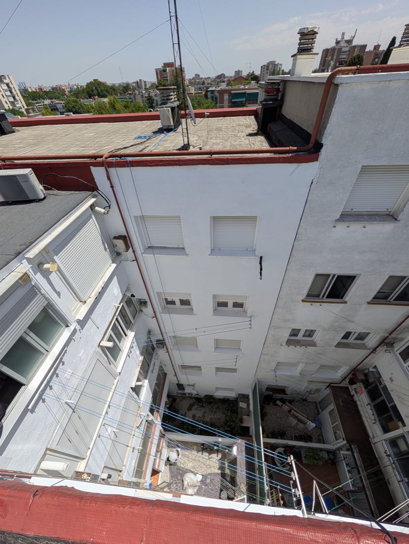 Trabajos verticales en edificio - Acceso X Cuerda Madrid
